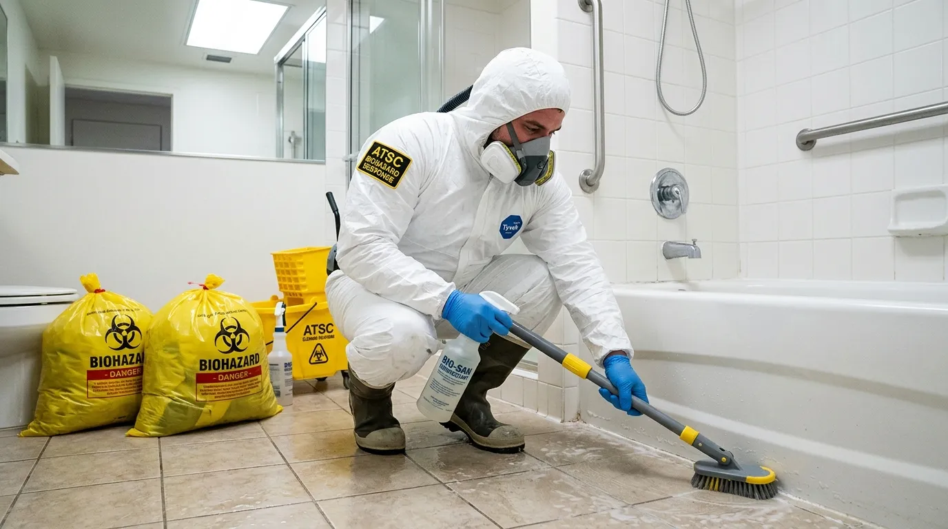 Decontamination equipment deployed for Blood Cleanup in Storrs